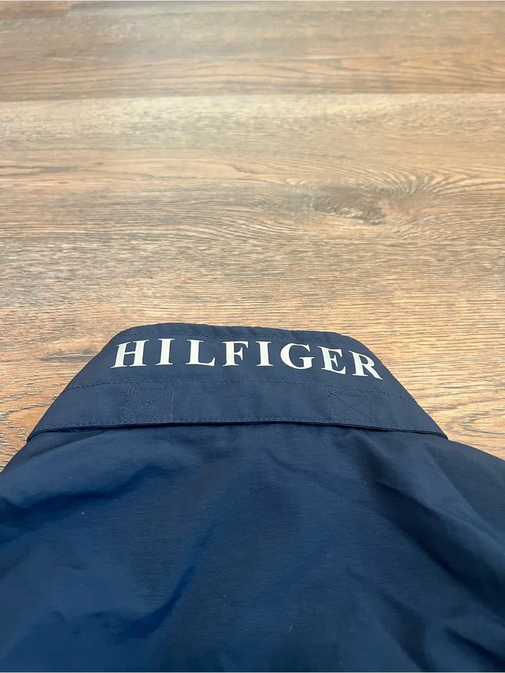 Tommy Hilfiger Boys Regatta Windbreaker Navy Blue Jacket Size L 12-14 Raincoat